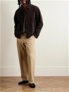 The Row - Carsten Cotton and Cashmere-Blend Corduroy Overshirt - Brown