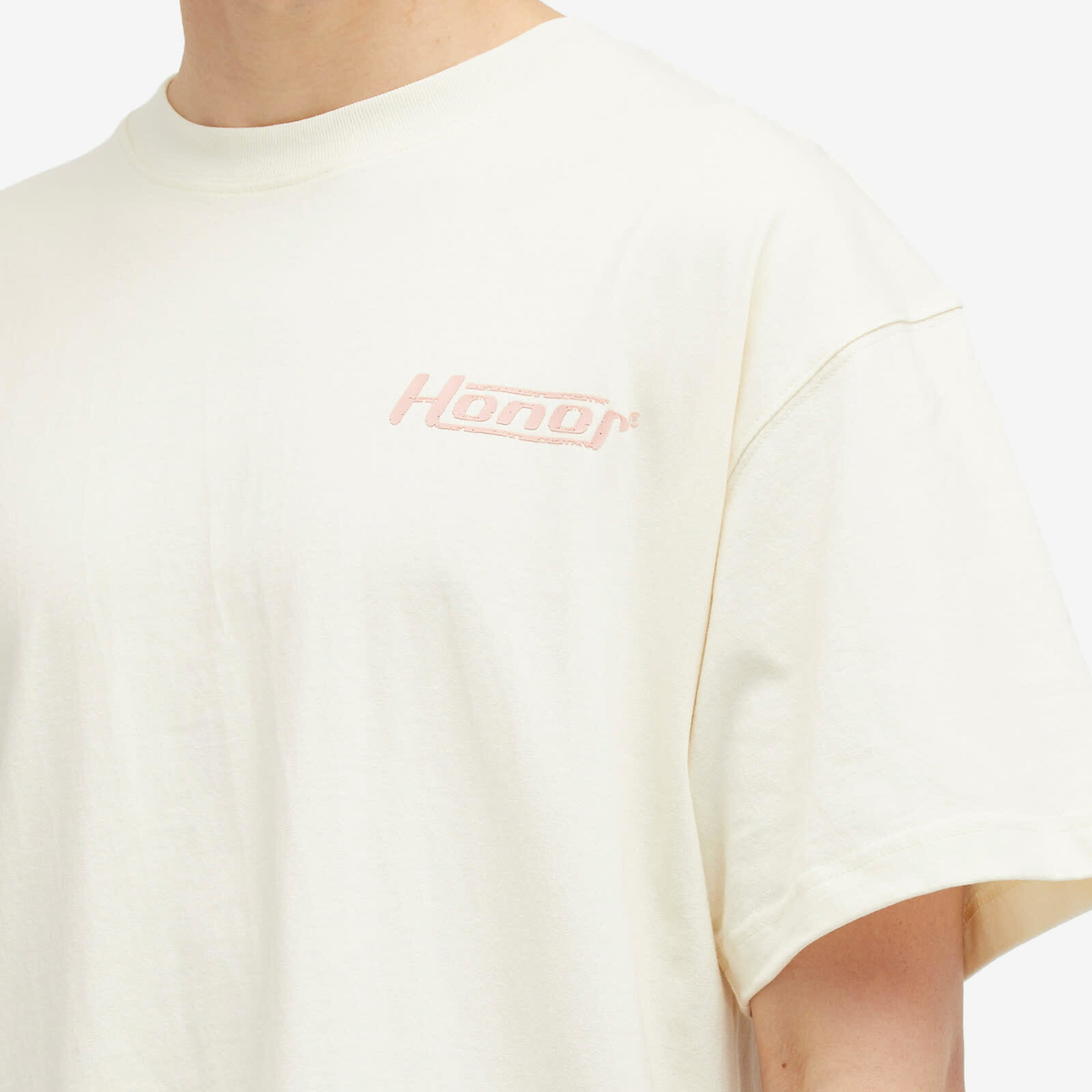 Honor the Gift Men's Globe Logo T-Shirt in Cream