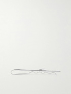 Montblanc - Meisterstück Around The World In 80 Days Engraved Stainless Steel Tie Clip