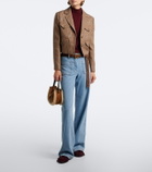 Etro Pony Small shearling top-handle bag