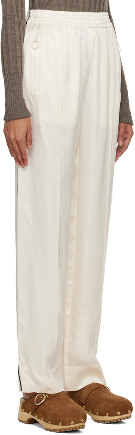 See by Chloé Off-White Pinched Seams Lounge Pants