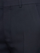 AMI PARIS Straight Fit Wool Gabardine Pants