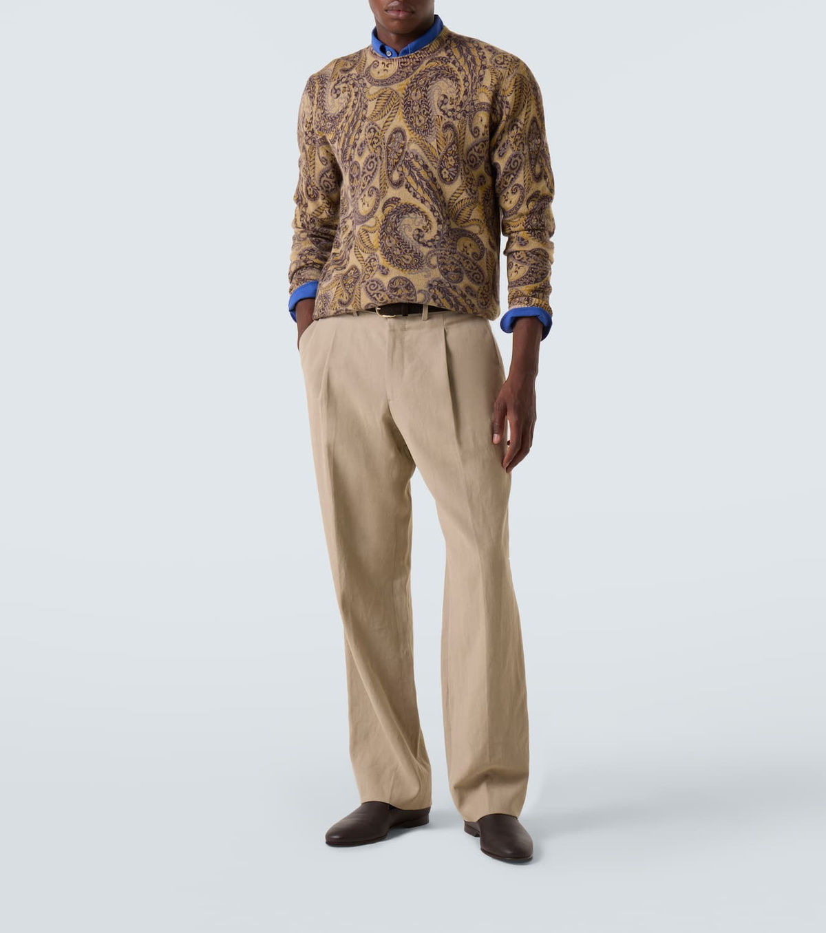 Etro Jacquard wool sweater