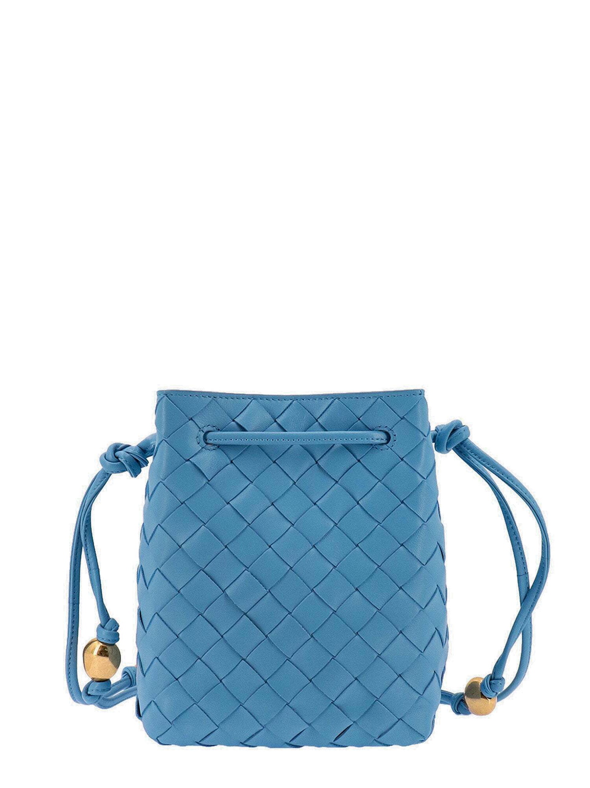 Bottega Veneta Bucket Bag Blue Womens Bottega Veneta