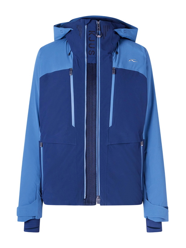 Photo: Kjus - Lasse Airflow Padded Down Hooded Ski Jacket - Blue