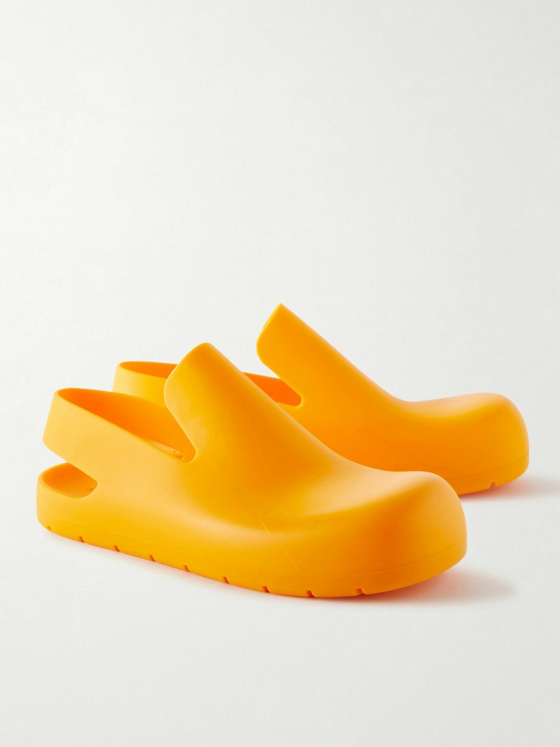 Bottega Veneta - Puddle Rubber Sandals - Orange Bottega Veneta