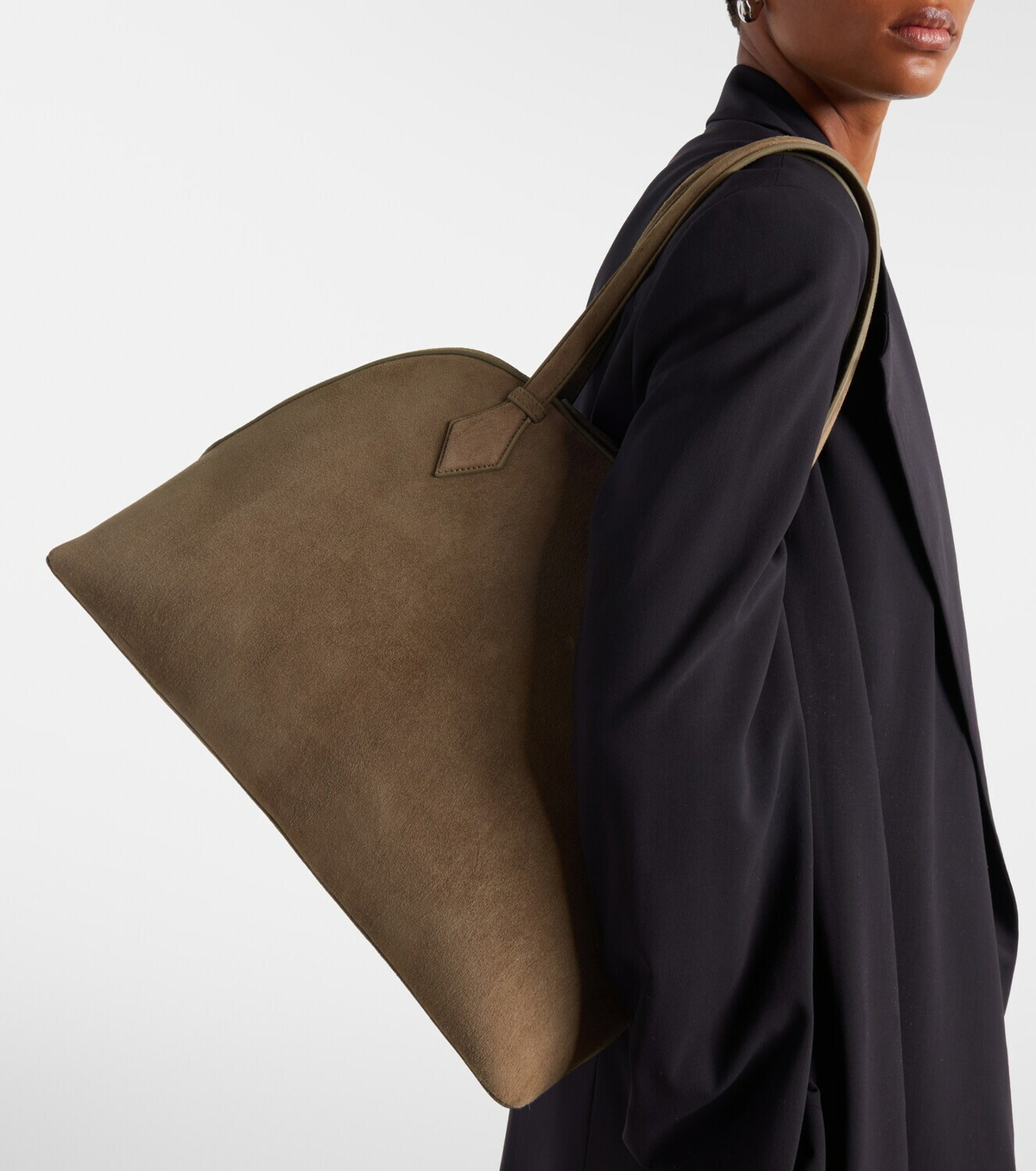 A.Emery Harnick Medium suede shoulder bag