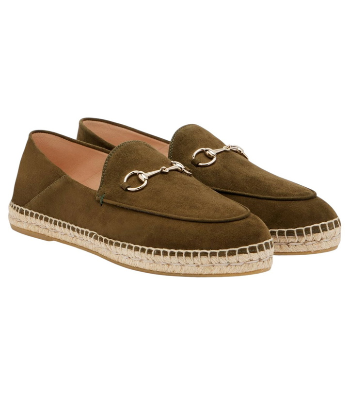 Photo: Gucci Horsebit suede espadrilles