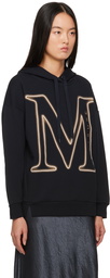 Max Mara Leisure Navy Printed Hoodie