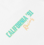 Pasadena Leisure Club - California '91 Printed Cotton-Jersey T-Shirt - White