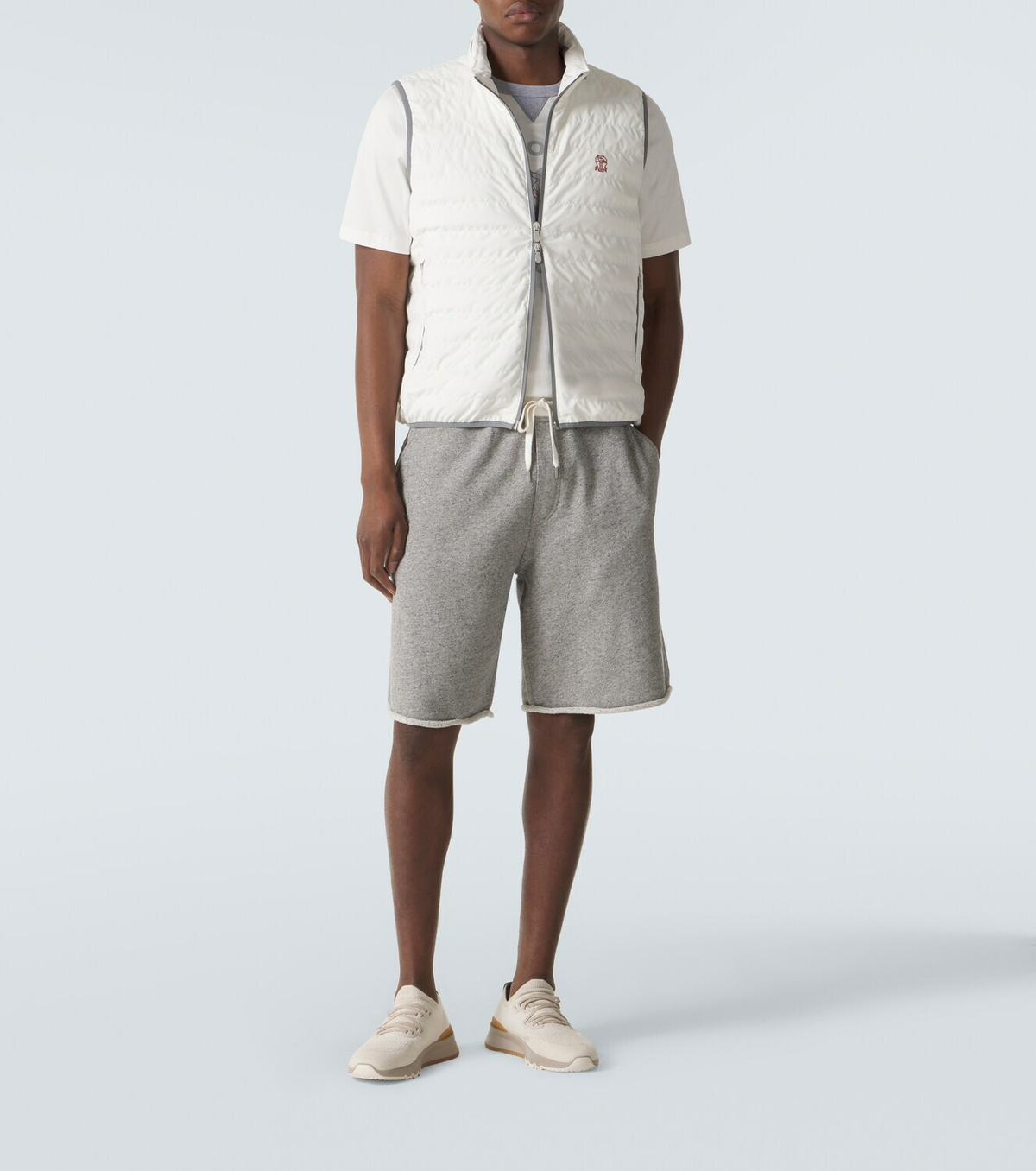 Brunello Cucinelli Logo down vest