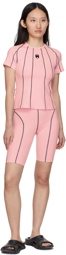 BONBOM Pink Seam Bike Shorts