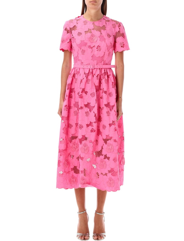 Photo: self-portrait Lace Midi Dress