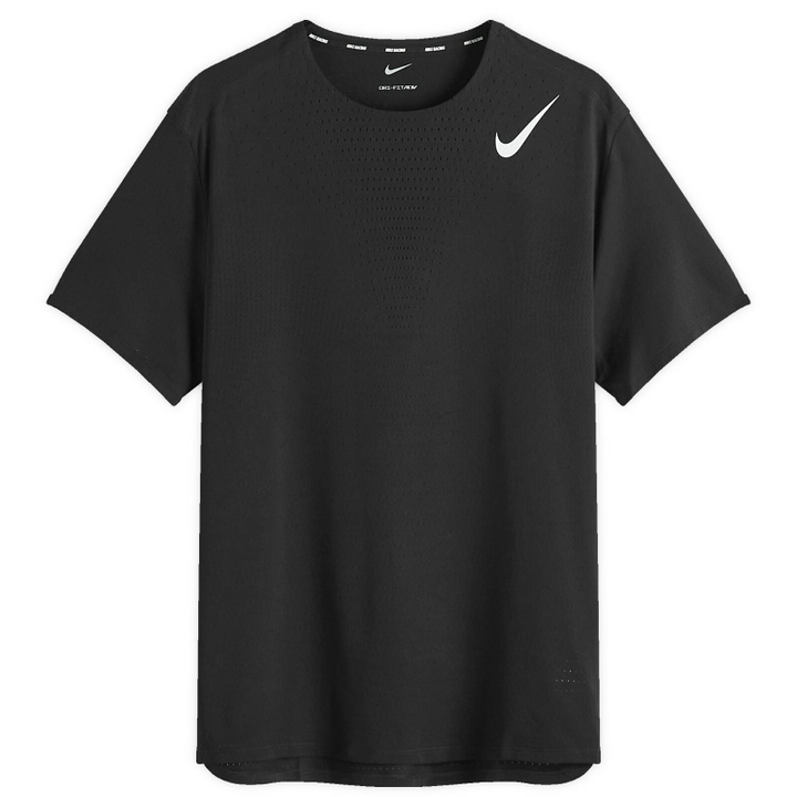 Photo: Nike Running Nike Aeroswift T-Shirt in Black/White