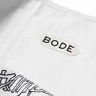 BODE Men's Laundry Tote Bag in Natural/Black 