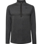 Nike Golf - Slim-Fit Mélange Dri-FIT Half-Zip Golf Top - Charcoal