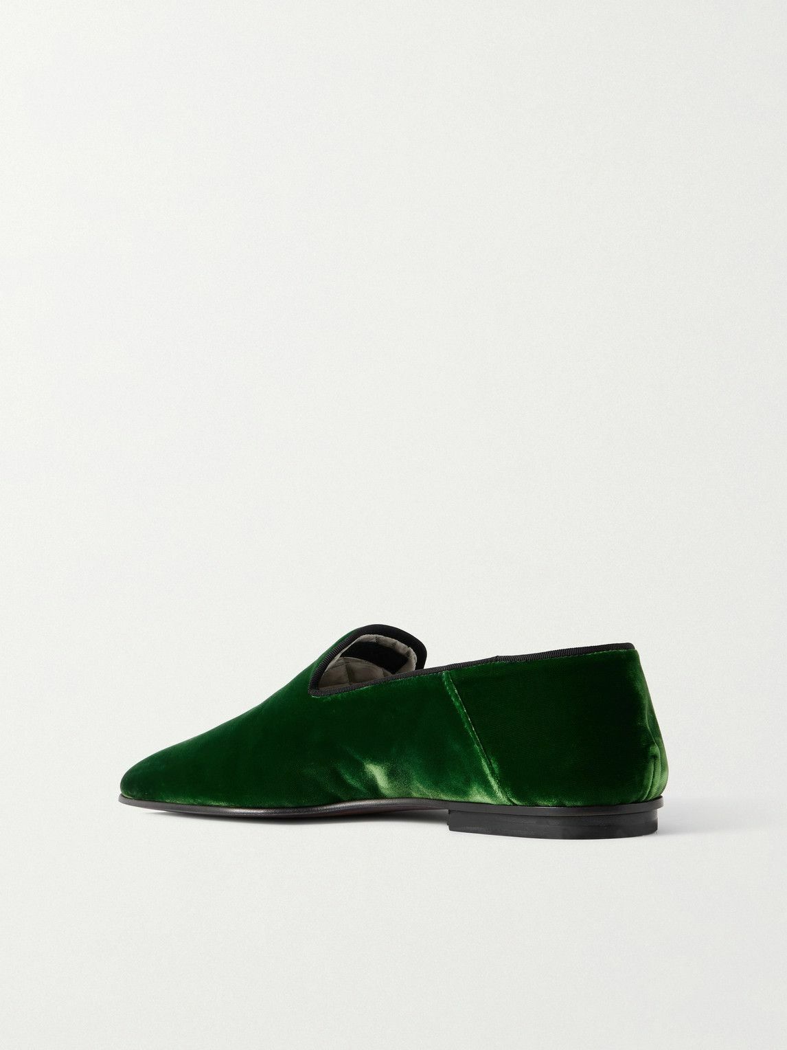 TOM FORD - Velvet Slippers - Green