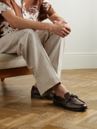 Bottega Veneta - Astaire Knot-Detailed Leather Loafers - Brown
