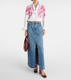 Gucci Floral cotton poplin shirt