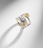 David Yurman DY Mercer® 18kt gold and sterling silver ring with gemstones