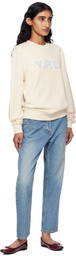 A.P.C. Off-White Standard Grand 'VPC' Sweatshirt