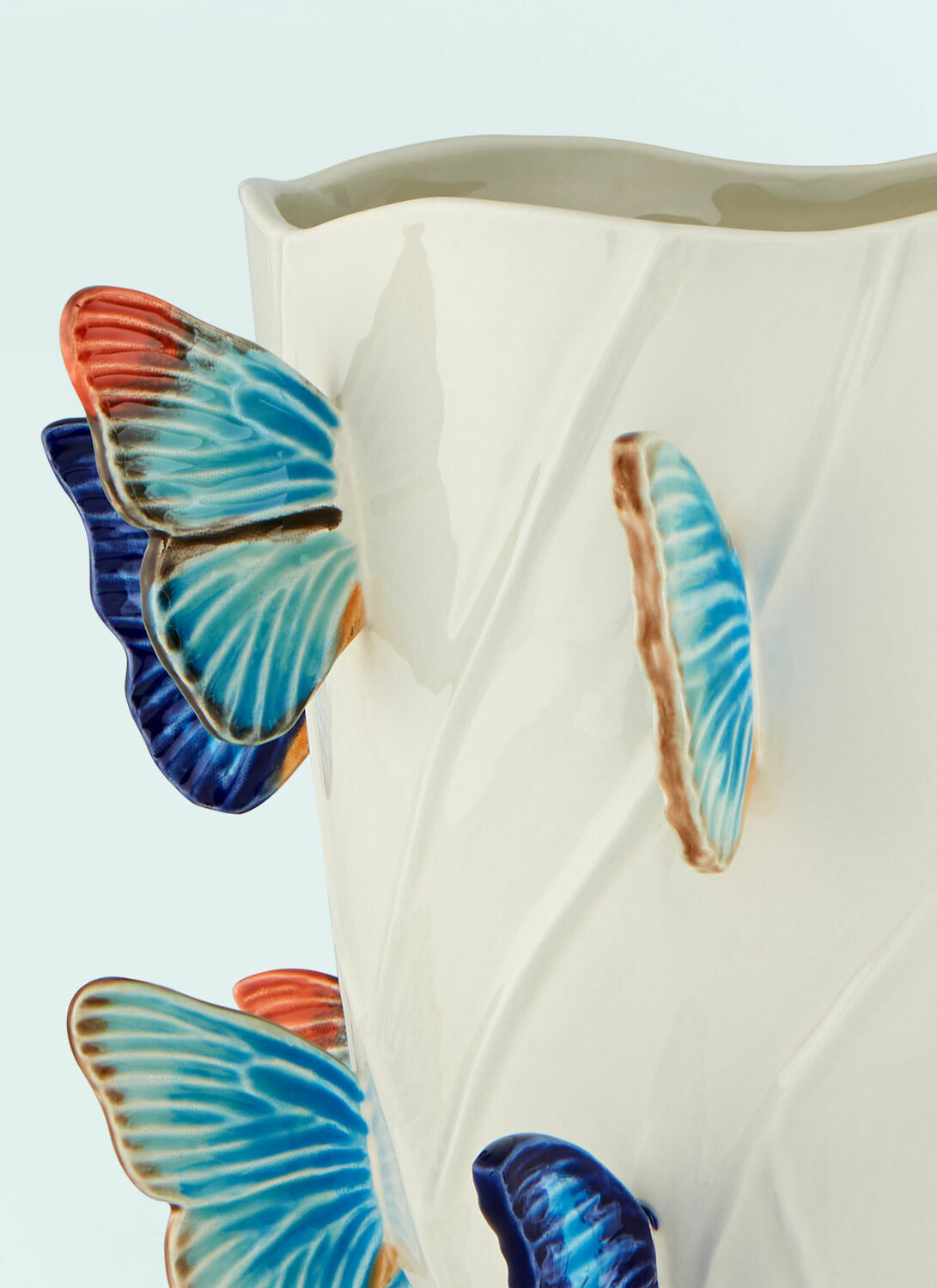 Bordallo Pinheiro Cloudy Butterflies Large Vase