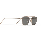 Cubitts - Collier Aviator-Style Gold-Tone Sunglasses - Gold
