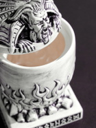Neighborhood - Cauldron Ceramic Incense Burner - White