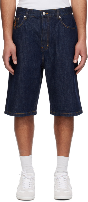 Photo: Billionaire Boys Club Blue Astro Denim Shorts