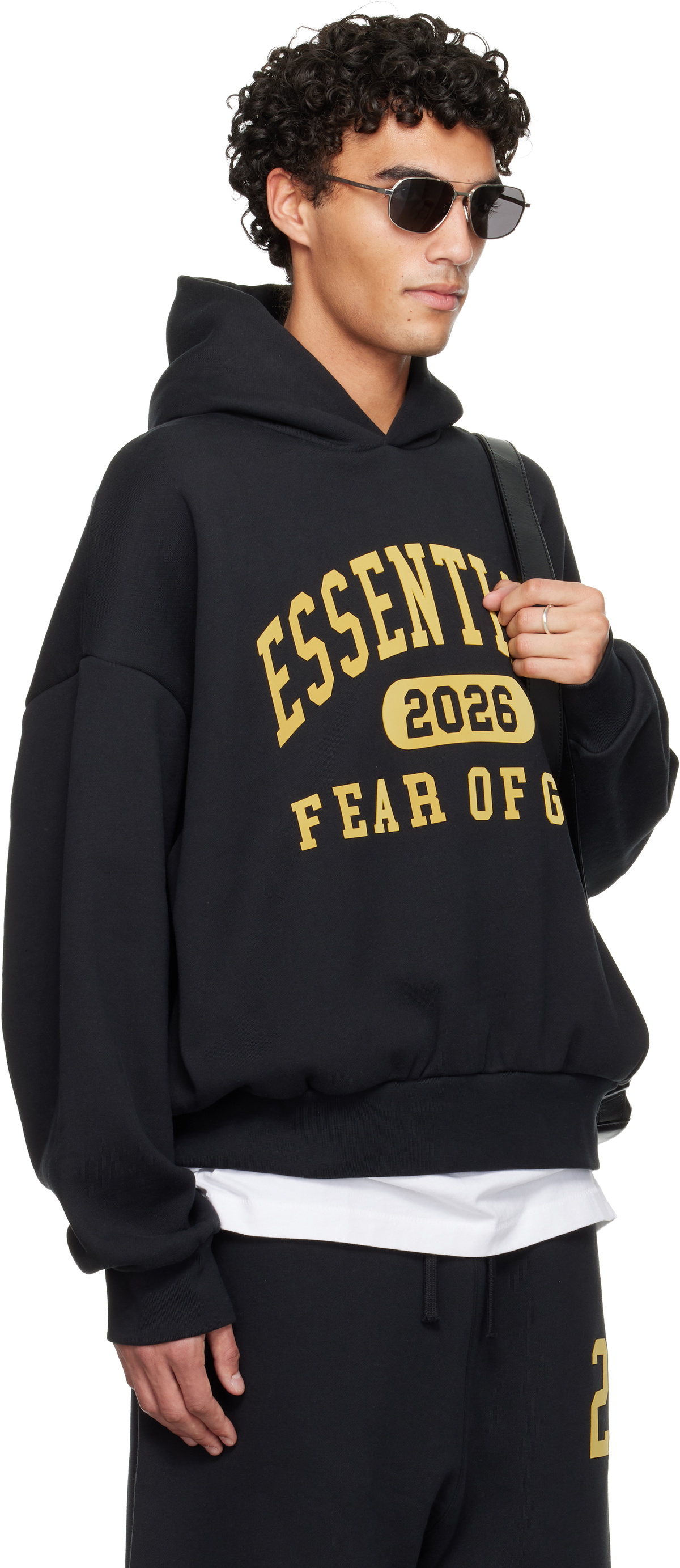 Fear of God ESSENTIALS Black Holiday Classic Hoodie