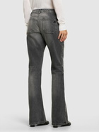 COURREGES - Zipped Denim Bootcut Jeans