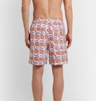 Isabel Marant - Vedra Mid-Length Printed Swim Shorts - Orange