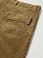 Aspesi - Straight-Leg Cotton-Corduroy Trousers - Brown