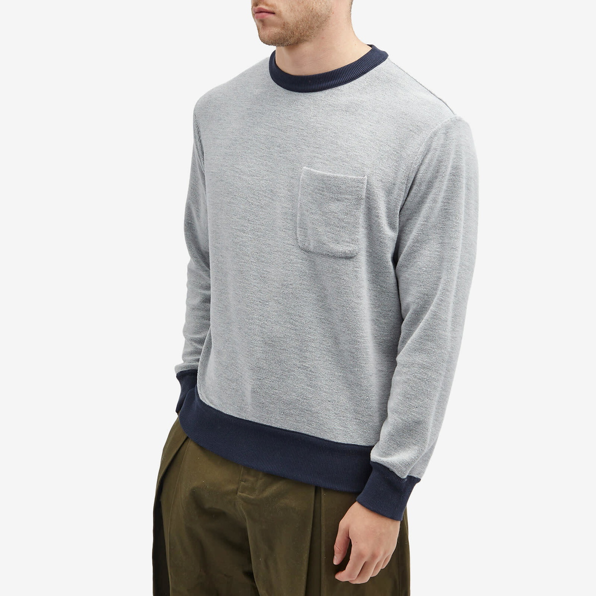 Oliver Spencer Men's Reversible Swesatshirt in Midnight