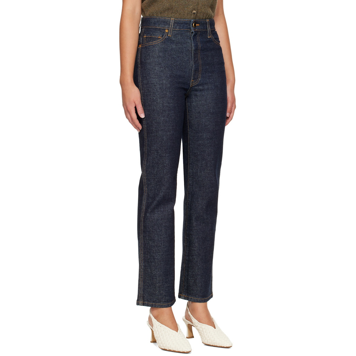 KHAITE Indigo Abigail Jeans