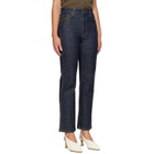 KHAITE Indigo Abigail Jeans