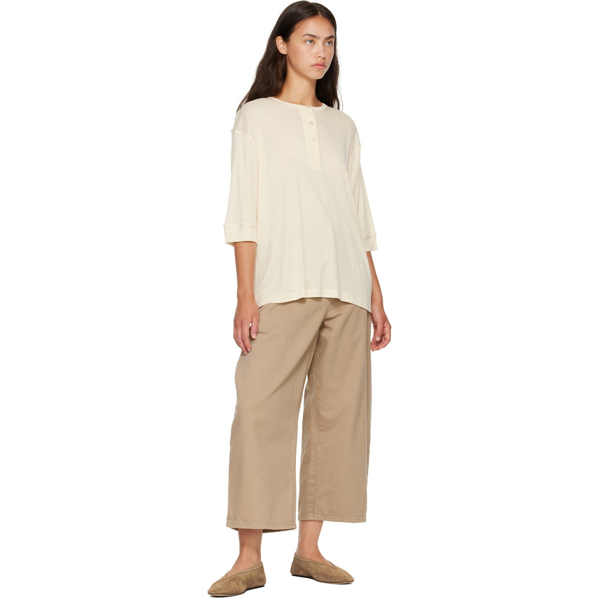 Le Monde Beryl Taupe Luna Slipper Loafers