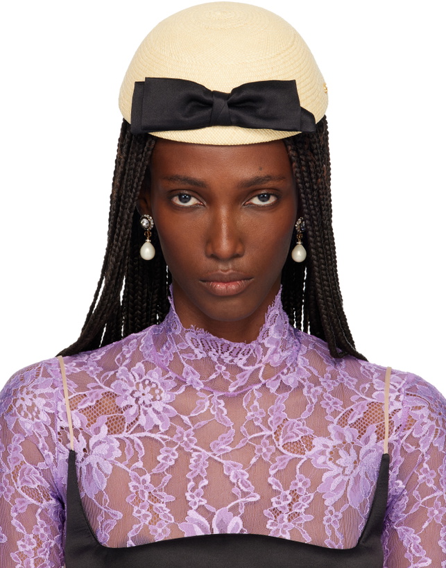 Photo: Valentino Garavani Beige Beret Hat