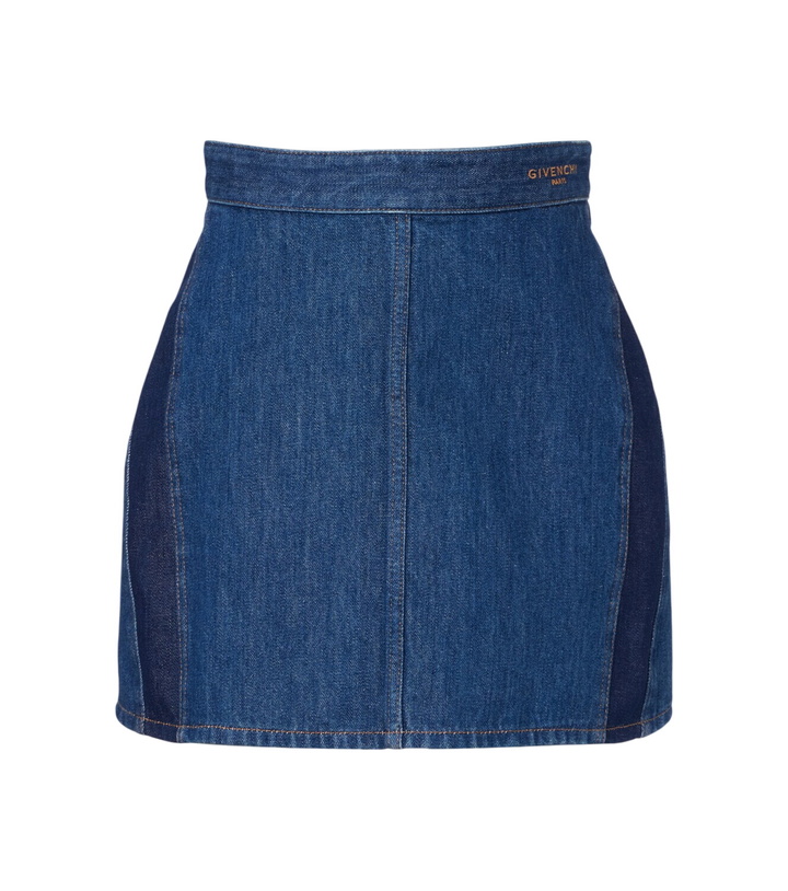 Photo: Givenchy Logo denim miniskirt