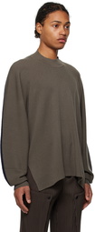 HOMME PLISSÉ ISSEY MIYAKE Khaki Framework Sweater