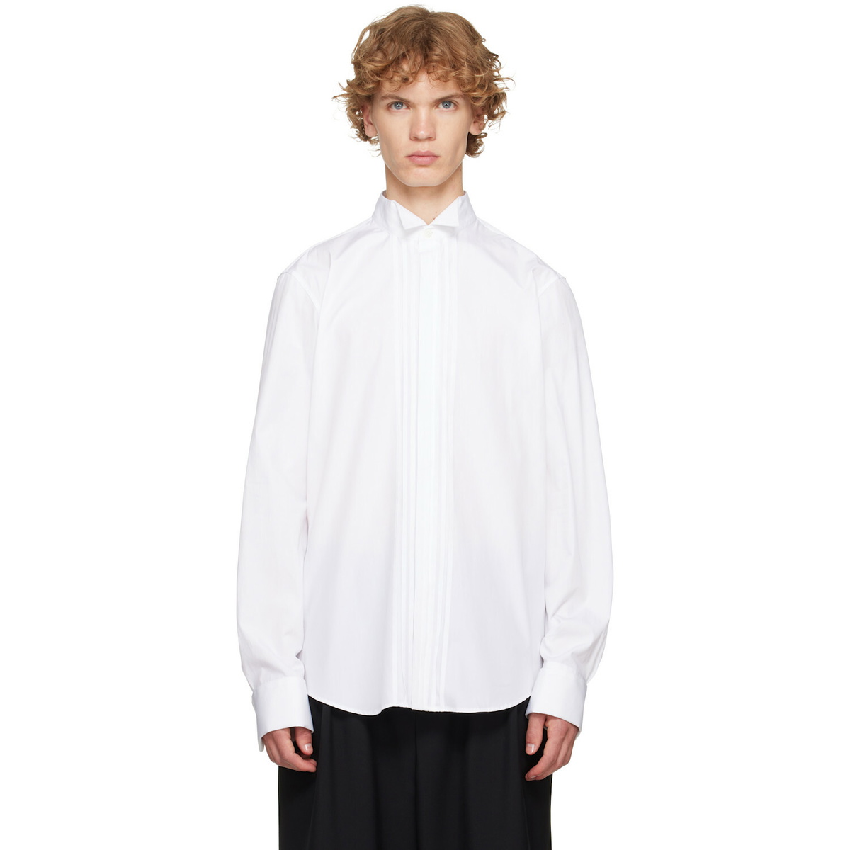 Dries Van Noten White Cotton Shirt