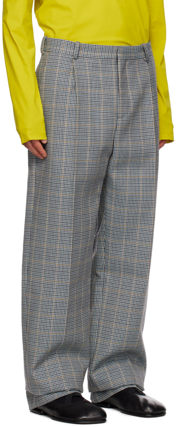 Botter Gray Pleated Trousers
