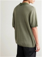 Rag & Bone - Harvey Camp-Collar Cotton-Jacquard Shirt - Green