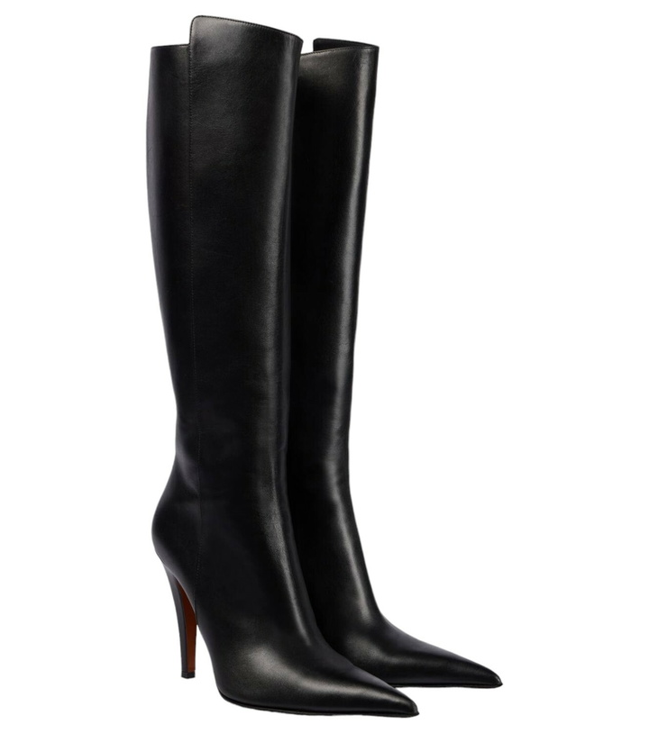 Photo: Alexander McQueen Leather knee-high boots