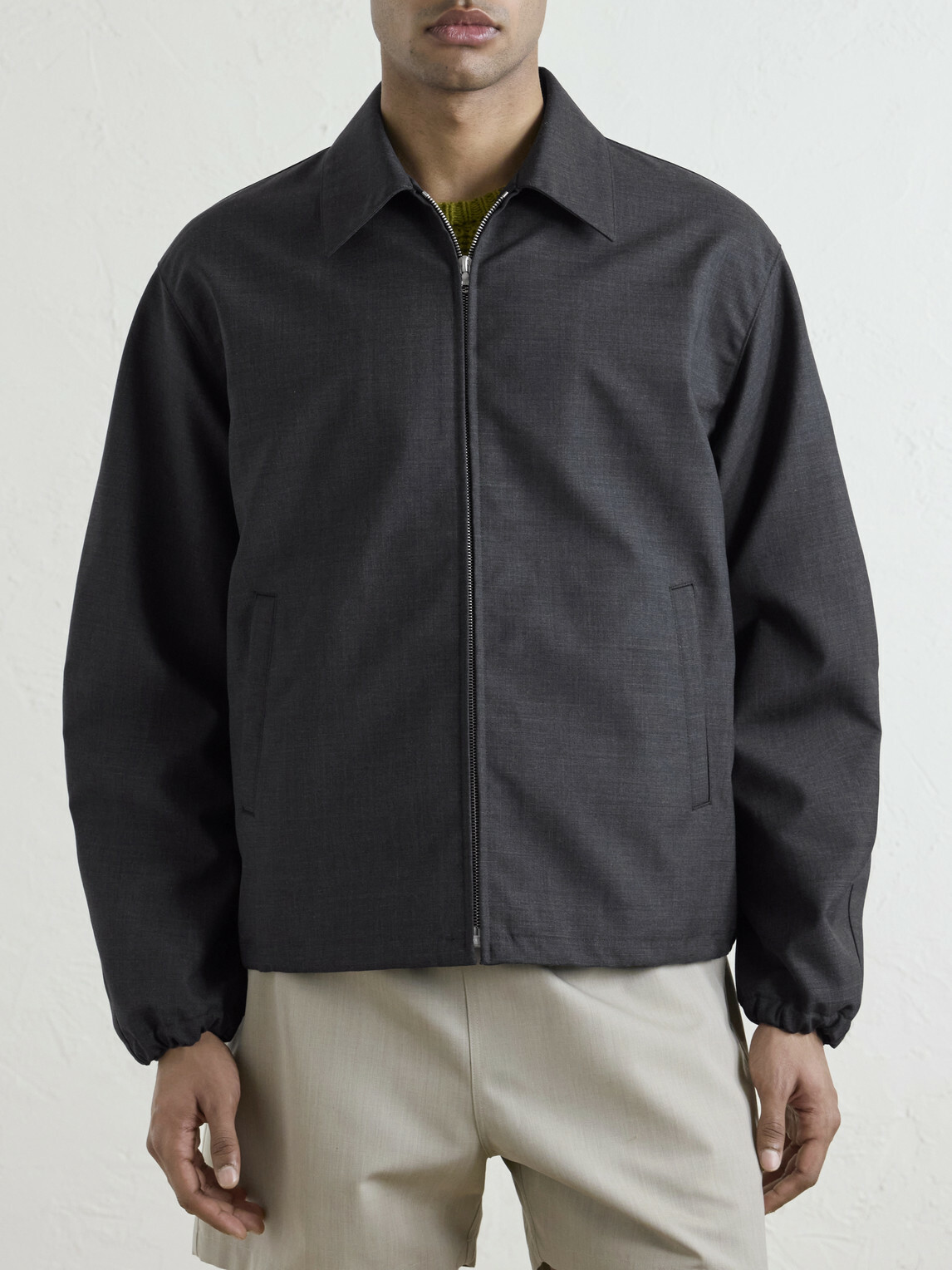 Auralee - Wool Blouson Jacket - Gray