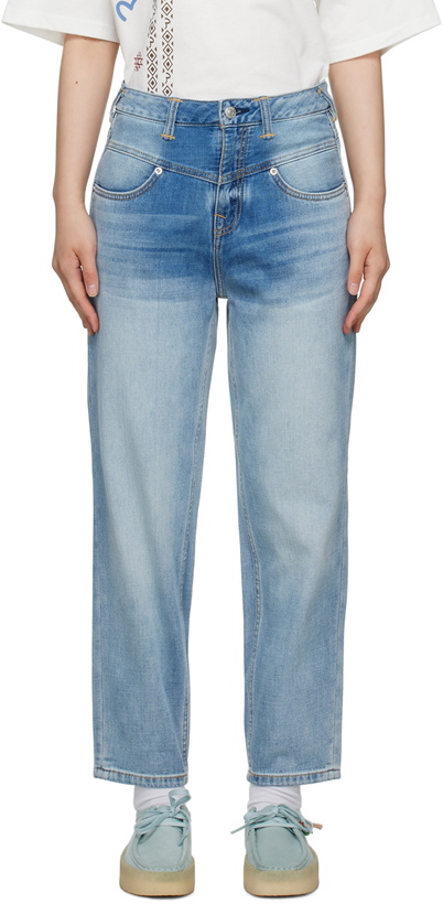 Photo: Evisu Blue Tapered Jeans