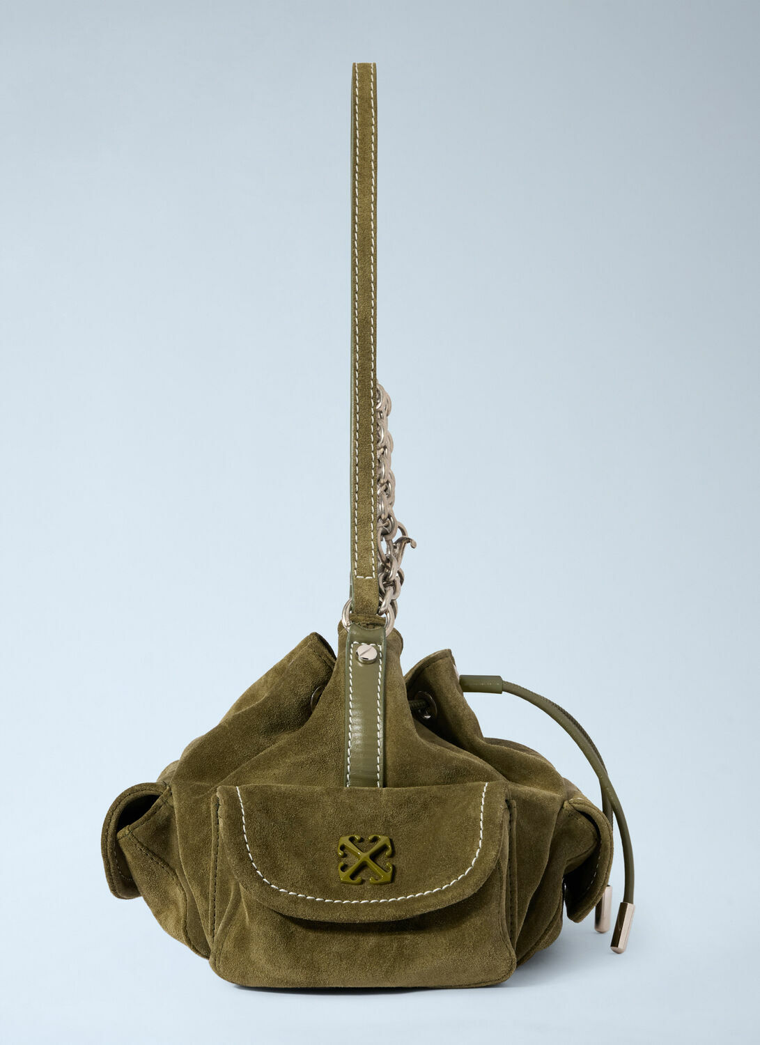 Off-White Dumbo.B Suede Bucket Bag