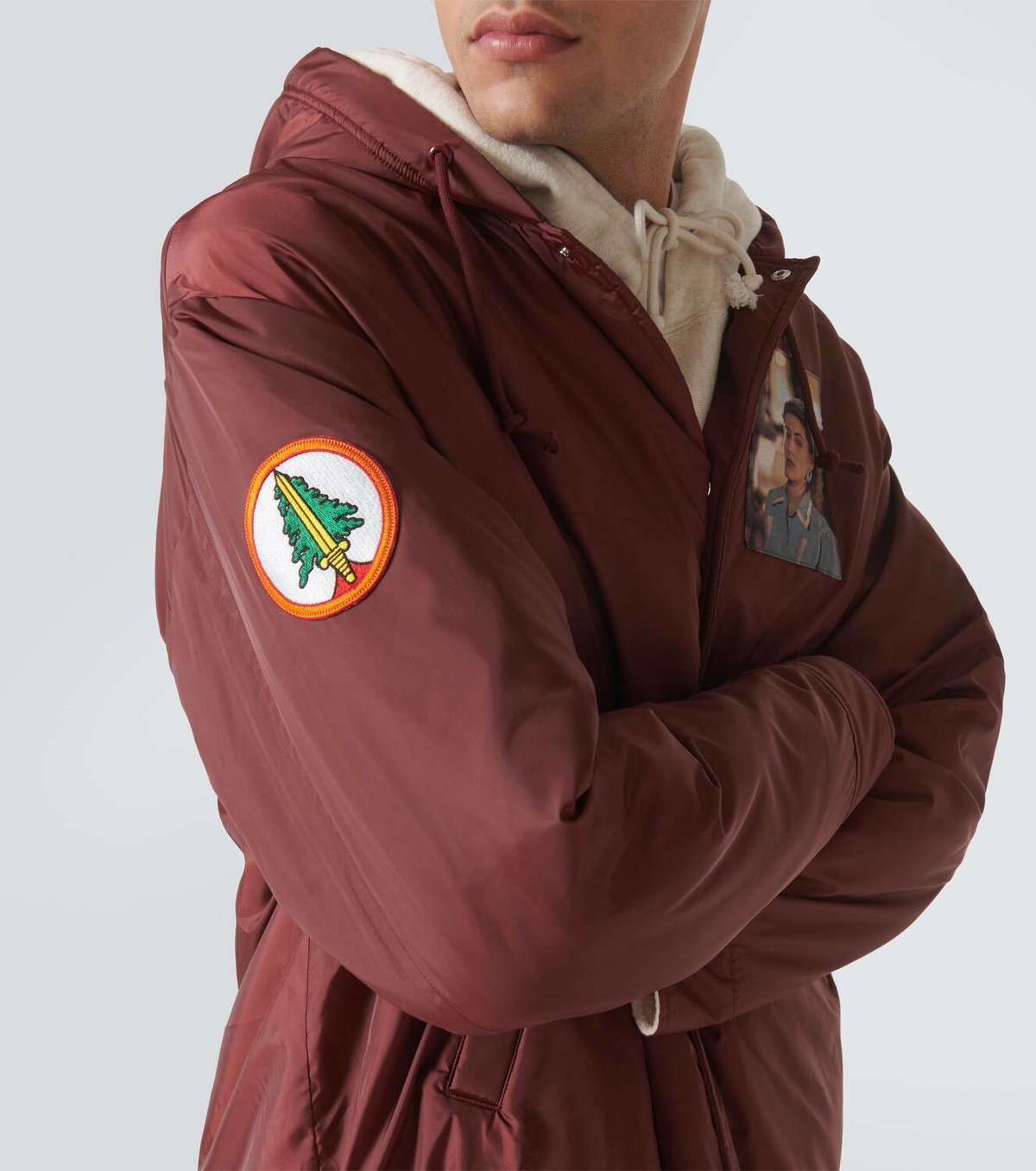 Undercover Patch-appliqué technical parka