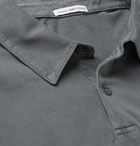 James Perse - Supima Cotton-Jersey Polo Shirt - Gray