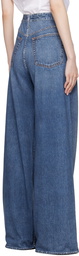 rag & bone Blue Miramar Sofie Wide-Leg Trousers